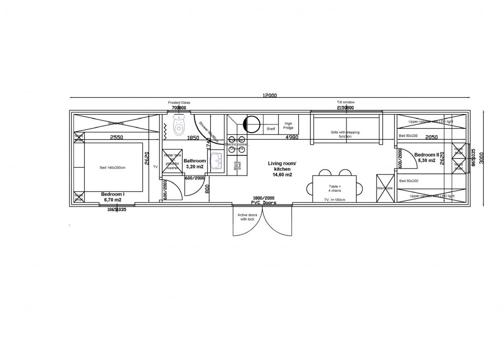 Projekt 12x3m